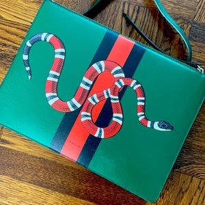 Gucci snake crossbody purse